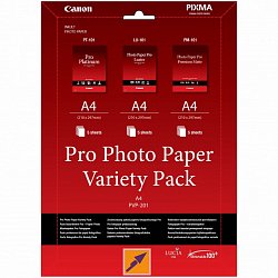 Canon PVP-201 PRO, A4 fotopapír Variety Pack