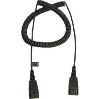 Jabra Extension cord, QD-QD, 0,5-2m, coiled