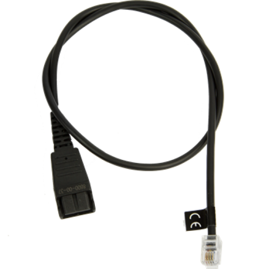 Jabra QD-RJ10, 0,5 m, straight