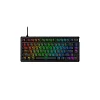 HP HyperX 75 Alloy Rise/Drátová USB/US layout/Černá