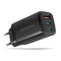 AXAGON ACU-DPQ65, GaN nabíječka do sítě 65W, 3x port (USB-A + dual USB-C), PD3.0/QC4+/PPS/Apple AXAGON ACU-DPQ65, GaN nabíječka do sítě 65W, 3x port (USB-A + dual USB-C), PD3.0/QC4+/PPS/Apple