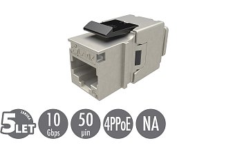 10G keystone Solarix CAT6A STP RJ45 pro kleště