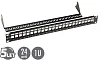 19" Neosazený univerzální panel Solarix 24 portů