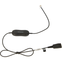 Jabra GN1210 cord, QD-RJ9, 0,8m, straight