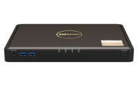 QNAP TBS-464-8G (4core 2,9GHz, 8GB RAM DDR4, 4x M.2 NVMe slot, 2x 2,5GbE, 5x USB, 2x HDMI 2.0 4K)