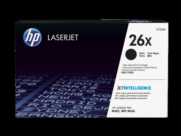 HP 26X tisková kazeta černá velká, CF226X