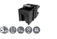 Keystone Solarix CAT5E UTP RJ45 černý pro kleště