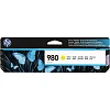 HP 980 žlutá inkoustová kazeta, D8J09A