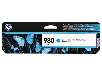 HP 980 azurová inkoustová kazeta, D8J07A