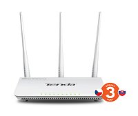 Tenda F3 (F303) WiFi N Router 802.11 b/g/n, 300 Mbps, WISP, Universal Repeater, 3x 5 dBi antény
