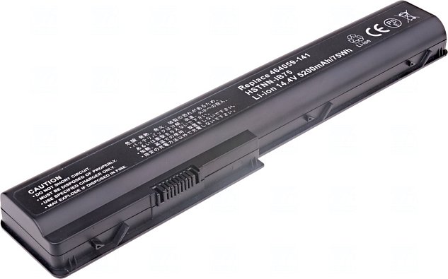 Baterie T6 power HP Pavilion dv7-1000, dv7-2000, dv7-3000, dv8-1000 serie, 8cell, 5200mAh