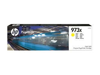 HP 973X žlutá inkoustová kazeta, F6T83AE