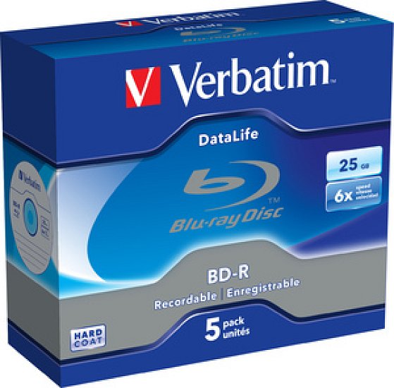 VERBATIM DVD-RW (4x, 4,7GB), 5ks/pack