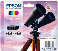 EPSON multipack 4 barvy,502 Ink,standard