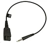 Jabra Cord (PC), QD-Jack 3,5mm, Blackberry, Iphone