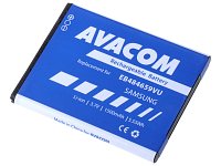 Baterie AVACOM GSSA-S5820-S1500A do mobilu Samsung Galaxy W Li-Ion 3,7V 1500mAh Baterie AVACOM GSSA-S5820-S1500A do mobilu Samsung Galaxy W Li-Ion 3,7V 1500mAh