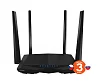 Tenda AC6 WiFi AC Router 1200Mb/s, VPN server/klient, WISP, Universal Repeater, 4x5dBi antény