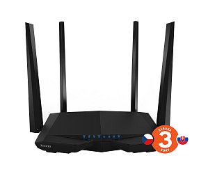 Tenda AC6 WiFi AC Router 1200Mb/s, VPN server/klient, WISP, Universal Repeater, 4x5dBi antény