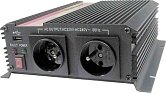 Měnič napětí Carspa CAR1KU-24 24V/230V+USB 1000W, modifikovaná sinus Měnič napětí Carspa CAR1KU-24 24V/230V+USB 1000W, modifikovaná sinus