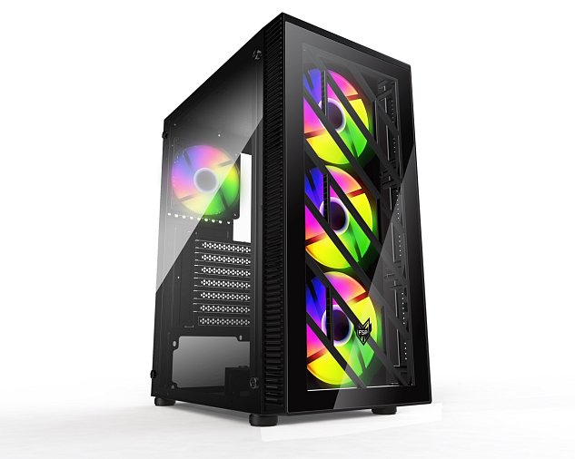 FSP/Fortron ATX Midi Tower CMT192, 4 x fix.RGB fan