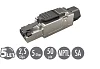 Konektor RJ45 CAT6 STP univerzální samořez.prům.