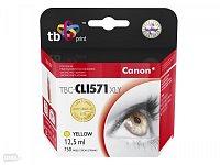 Ink. kazeta TB kompat. s Canon CLI-571XL YE Yellow