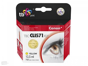Ink. kazeta TB kompat. s Canon CLI-571XL YE Yellow