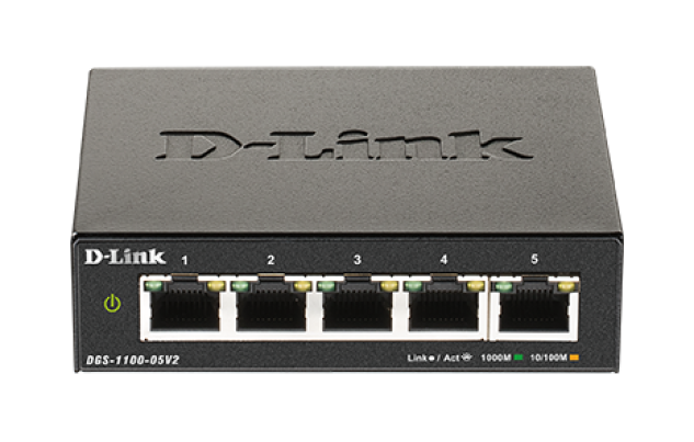 D-Link DGS-1100-05V2 Easy Smart Switch 10/100/1000