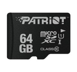 PATRIOT 64GB  microSDHC Class10 bez adaptéru