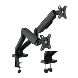 Držák monitoru Brateck LDT46-C024E dvě ramena vedle sebe mechanická pružina Držák monitoru Brateck LDT46-C024E dvě ramena vedle sebe mechanická pružina