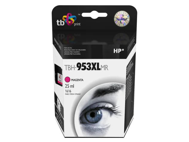 Ink. kazeta TB kompat. s HP OJ 8710, Magenta, ref