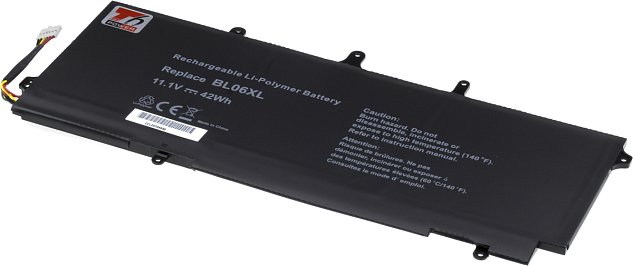 Baterie T6 power HP EliteBook Folio 1040 G1, 1040 G2, 3800mAh, 42Wh, 6cell, Li-pol