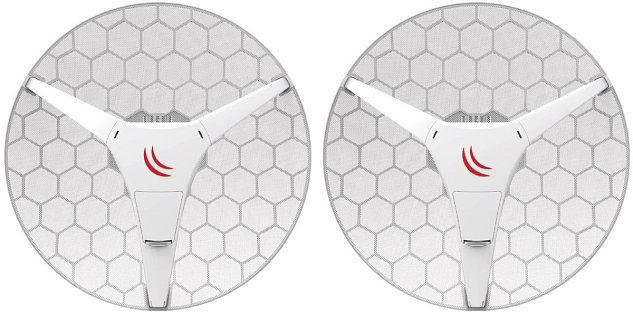 MikroTik RBLHGG-60ad kit, Wireless Wire Dish - kompletní spoj