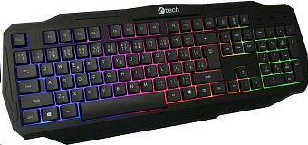C-TECH Herní klávesnice Arcus (GKB-15) CZ/SK, duhové podsvícení, USB