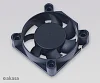 ventilátor Akasa - 40x10 mm  - černý