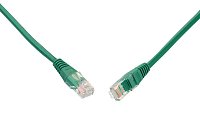SOLARIX patch kabel CAT5E UTP PVC 3m zelený non-snag proof