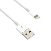 Kabel C-TECH USB 2.0 Lightning (IP5 a vyšší) nabíjecí a synchronizační kabel, 2m, bílý Kabel C-TECH USB 2.0 Lightning (IP5 a vyšší) nabíjecí a synchronizační kabel, 2m, bílý