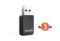 Tenda U9 WiFi AC650 USB Adapter, 633 Mb/s (433 + 200 Mb/s), 802.11 ac/a/b/g/n, OS Win XP/7/8/10