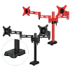 ARCTIC Z2 red - dual monitor arm with USB Hub inte