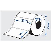 Premium Matte Label -Die Cut102mm x76mm,440 labels