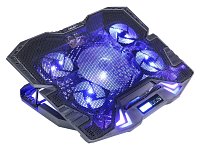 EVOLVEO Ania 5, chladicí podstavec pro notebook, modré podsvícení EVOLVEO Ania 5, chladicí podstavec pro notebook, modré podsvícení
