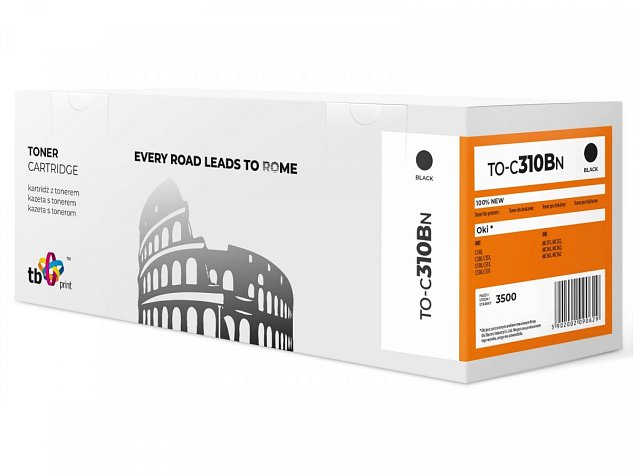 Toner TB kompat. s OKI C310 Black, new