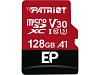 128GB microSDXC Patriot V30 A1, class 10 U3 100/80MB/s + adapter