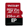 256GB microSDXC Patriot V30 A1, class 10 U3 100/80MB/s + adapter