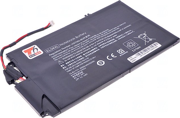 Baterie T6 power HP Envy 4-1000, Envy 4-1100, Envy 4-1200 serie, 3500mAh, 52Wh, 4cell, Li-pol