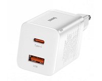 Baseus CCSUPP-E02 Super Si Quick Nabíječka USB + USB-C 30W White Baseus CCSUPP-E02 Super Si Quick Nabíječka USB + USB-C 30W White