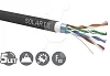 Instalační kabel Solarix CAT5E FTP PVC+PE dvojitý plášť 305m/cívka