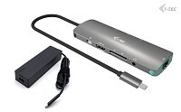 i-tec USB-C Metal Nano Docking Station 4K HDMI LAN, Power Delivery 100 W + Charger 100W (bundle) i-tec USB-C Metal Nano Docking Station 4K HDMI LAN, Power Delivery 100 W + Charger 100W (bundle)