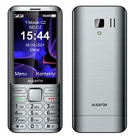 ALIGATOR D950 Dual sim stříbrný
