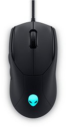 Dell Alienware herní myš, bezdrátová AW320M, bílá